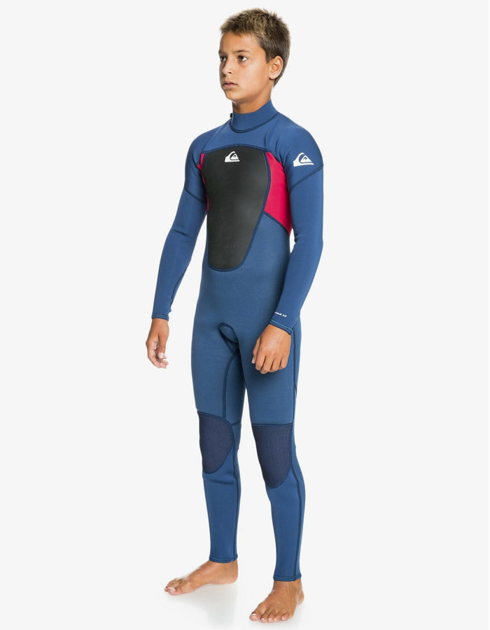 QUIKSILVER BOYS PROLOGUE 4/3 STEAMER WETSUIT BACKZIP
