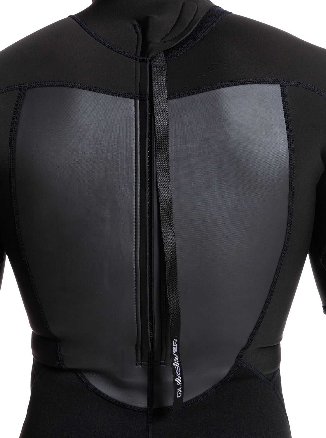 QUIKSILVER 2/2 PROLOGUE SHORT SLEEVE BACK ZIP WETSUIT BLACK