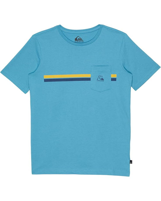  Quiksilver Kids Striped Flow Short Sleeve (Big Kids)
