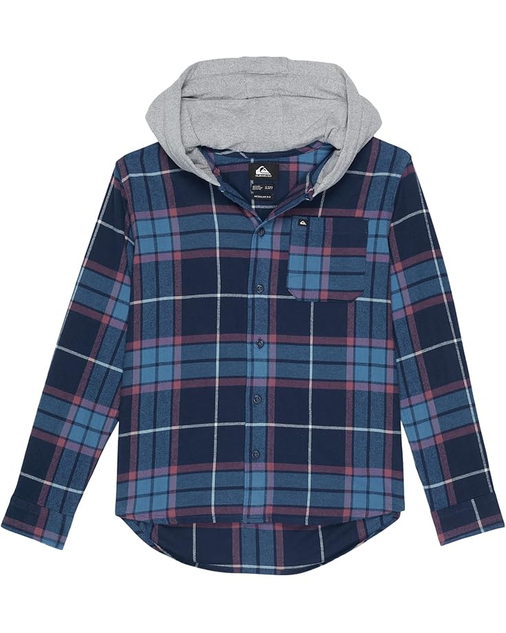  Quiksilver Kids Halidon Hood Long Sleeve (Big Kids)
