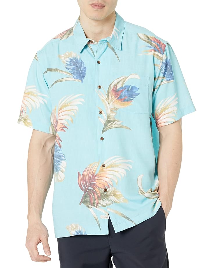  Quiksilver Waterman Rainbow Floral Short Sleeve Woven
