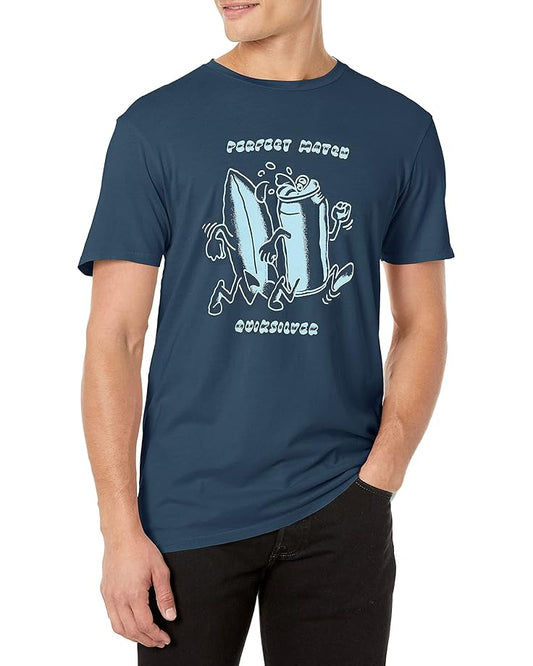  Quiksilver Men's Tin Can Love Short Sleeve Tee