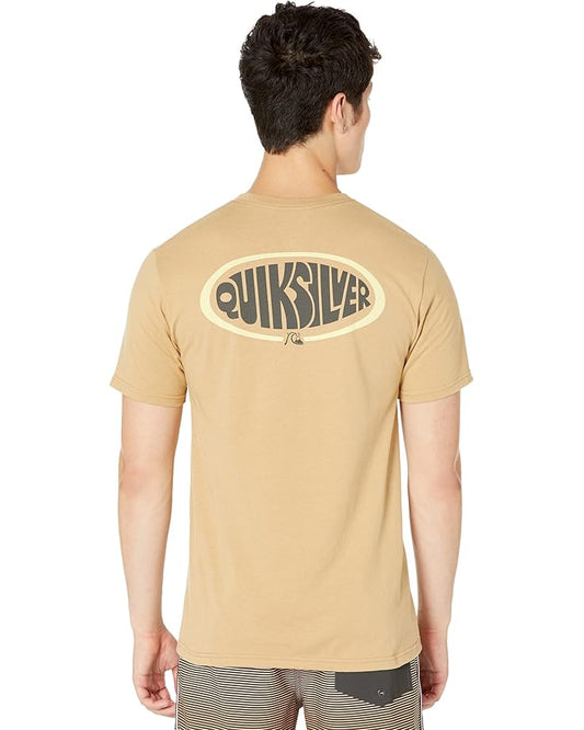  Quiksilver Oval Script Short Sleeve Tee