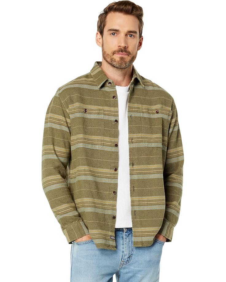  Quiksilver Waterman Horizontal Ridge Flannel