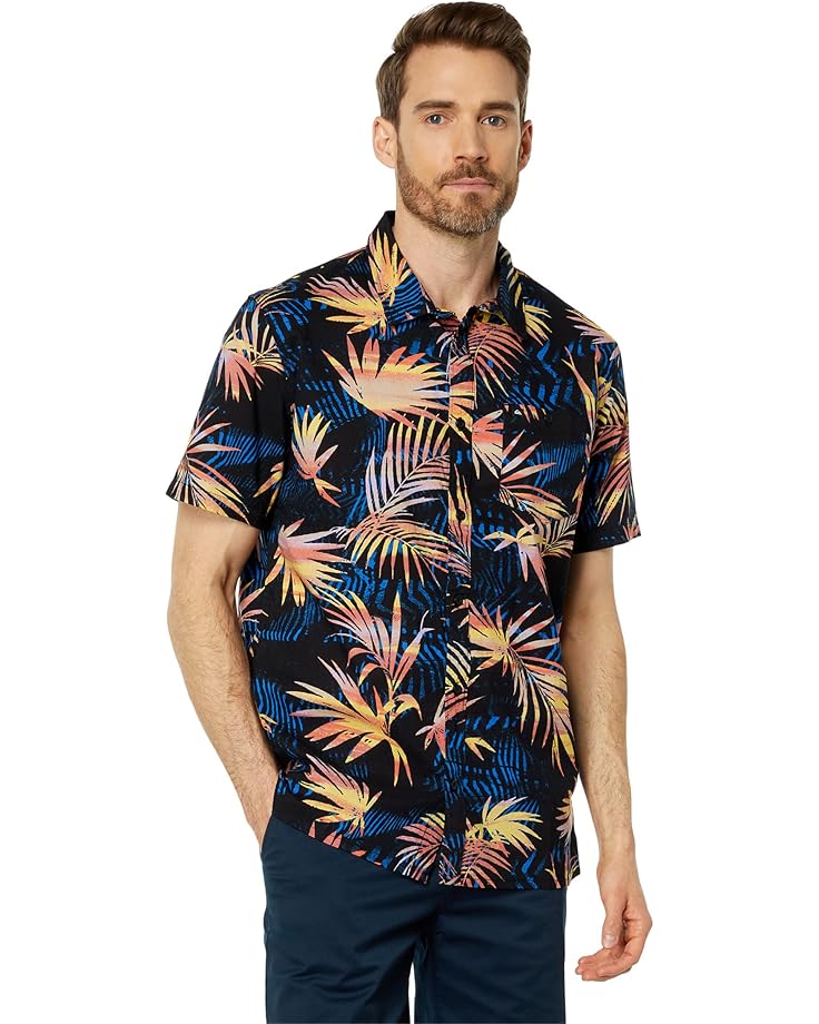  Quiksilver Ripped Up Cotton Short Sleeve Woven