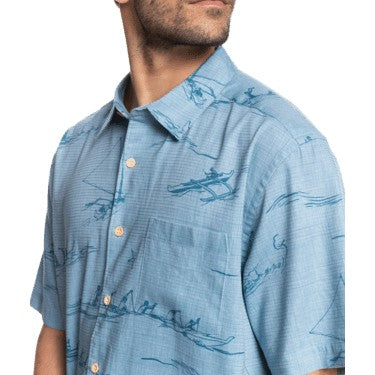  Quiksilver Waterman Ala Wai Button Shirt
