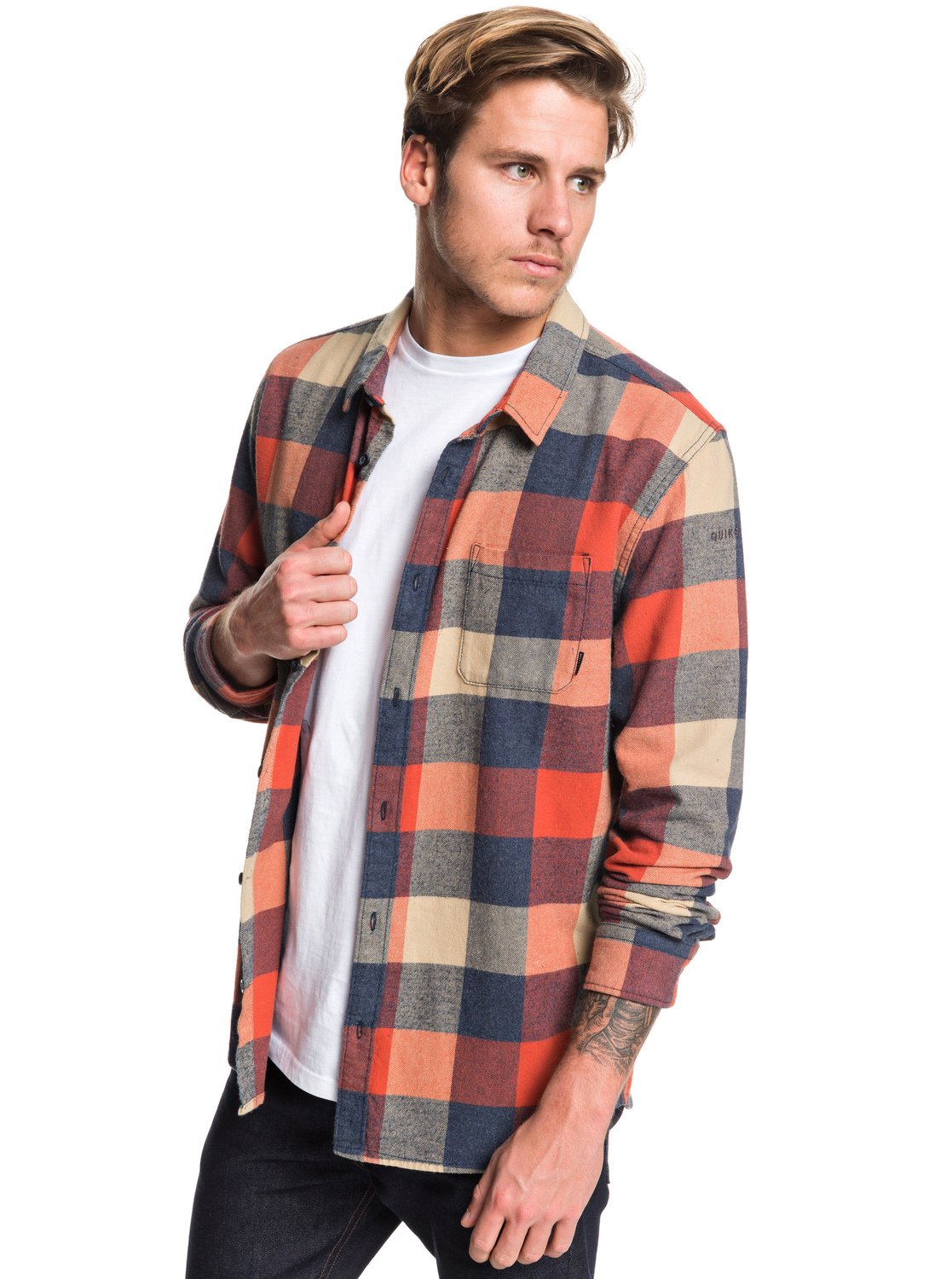  Quiksilver Motherfly Flannel Shirt