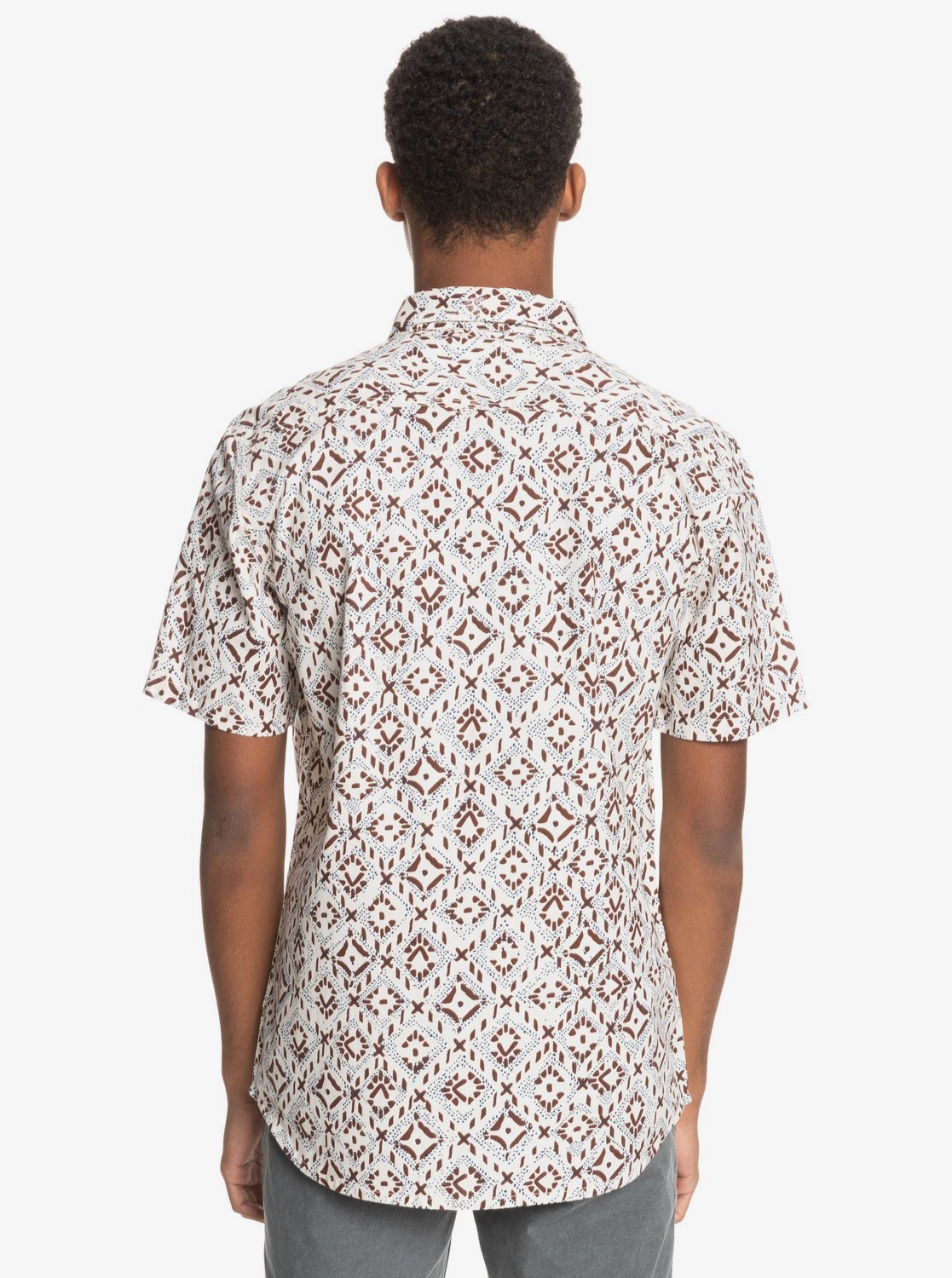  Quiksilver Baja Blue Button Shirt
