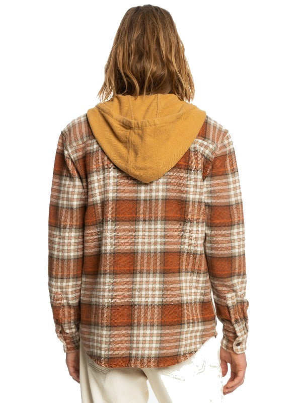  Quiksilver Halidon Long Sleeve Hooded Shirt