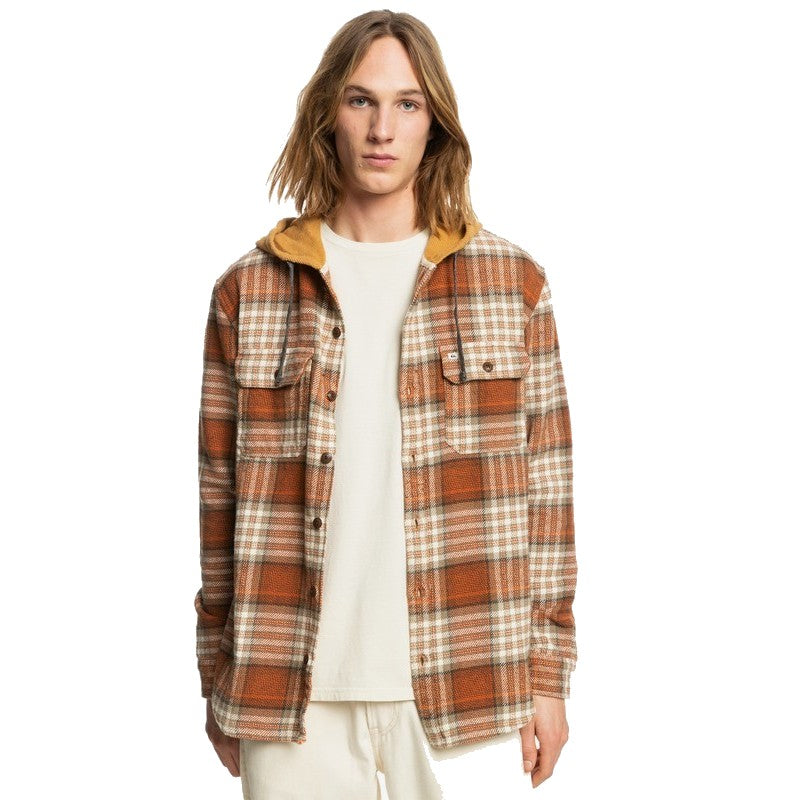  Quiksilver Halidon Long Sleeve Hooded Shirt
