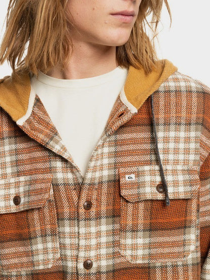  Quiksilver Halidon Long Sleeve Hooded Shirt