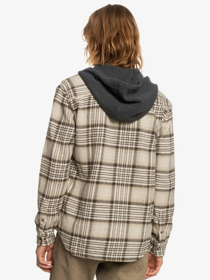  Quiksilver Halidon Long Sleeve Hooded Shirt