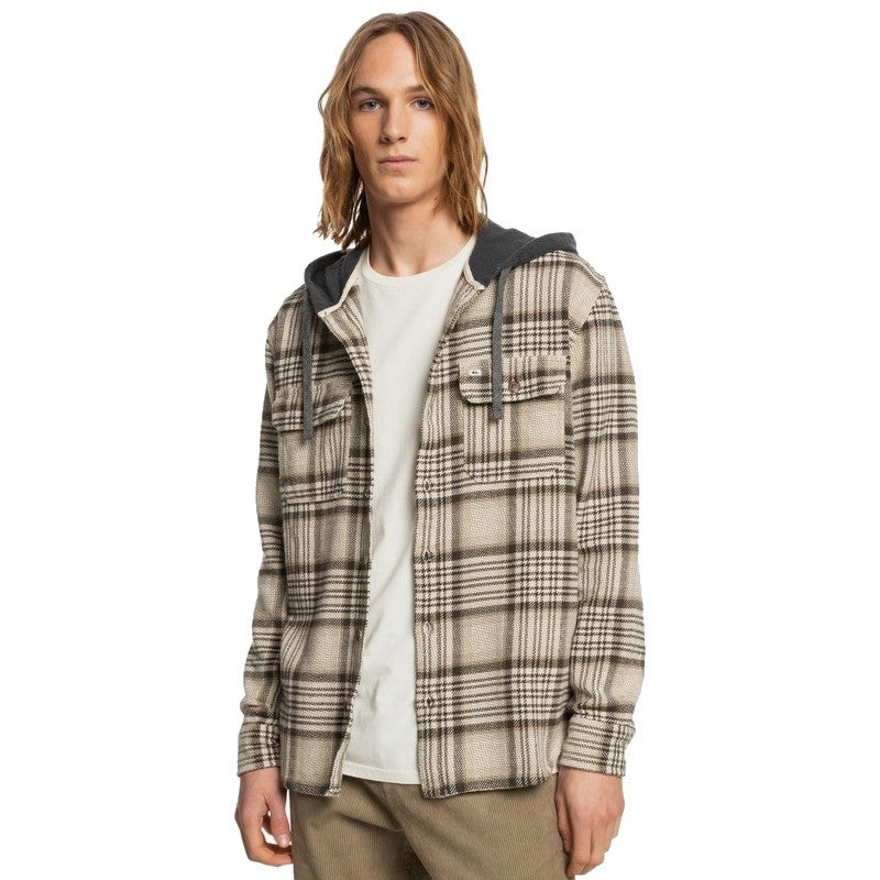  Quiksilver Halidon Long Sleeve Hooded Shirt
