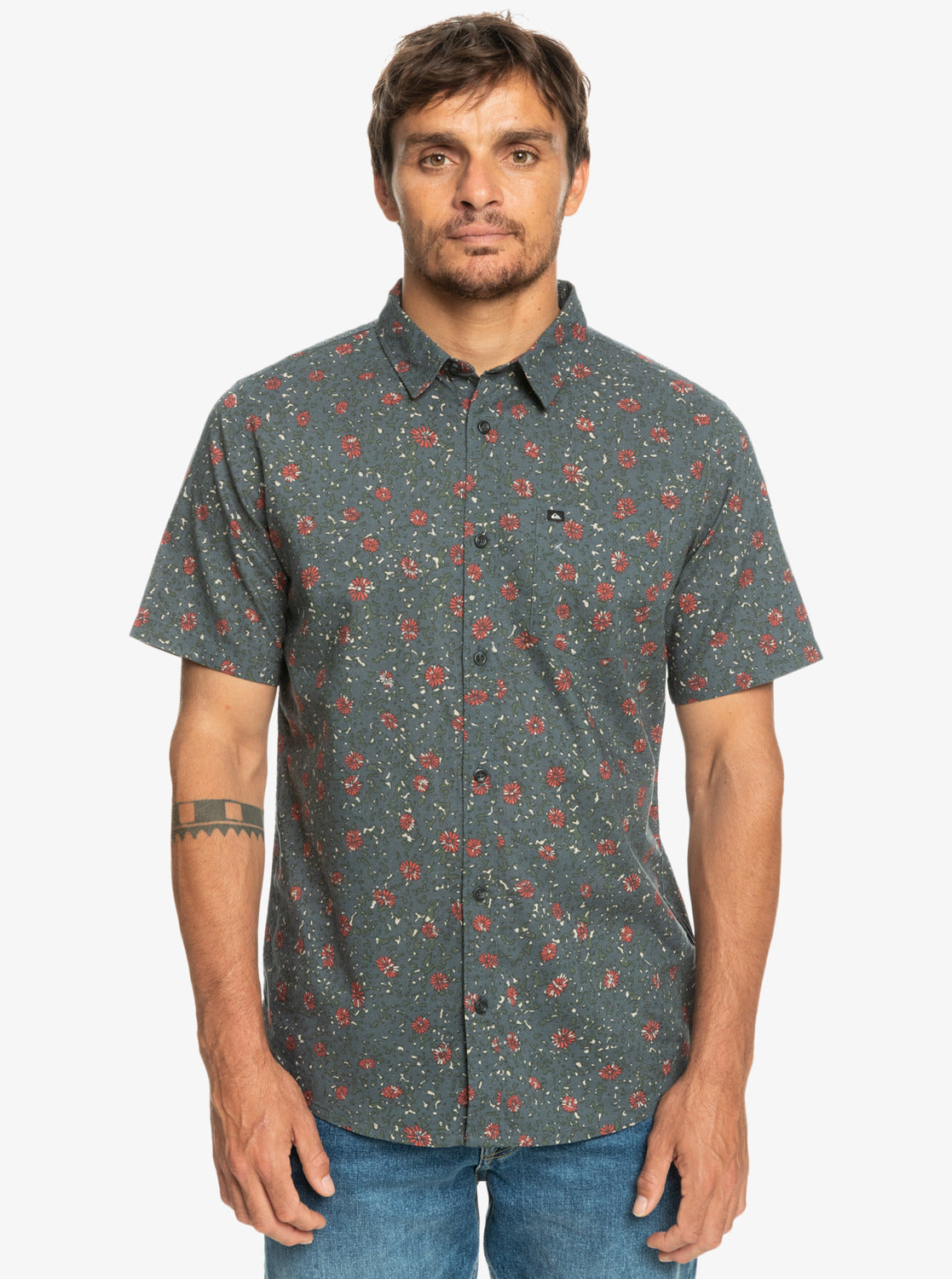  Quiksilver Mellow Fuzz Button Up Shirt