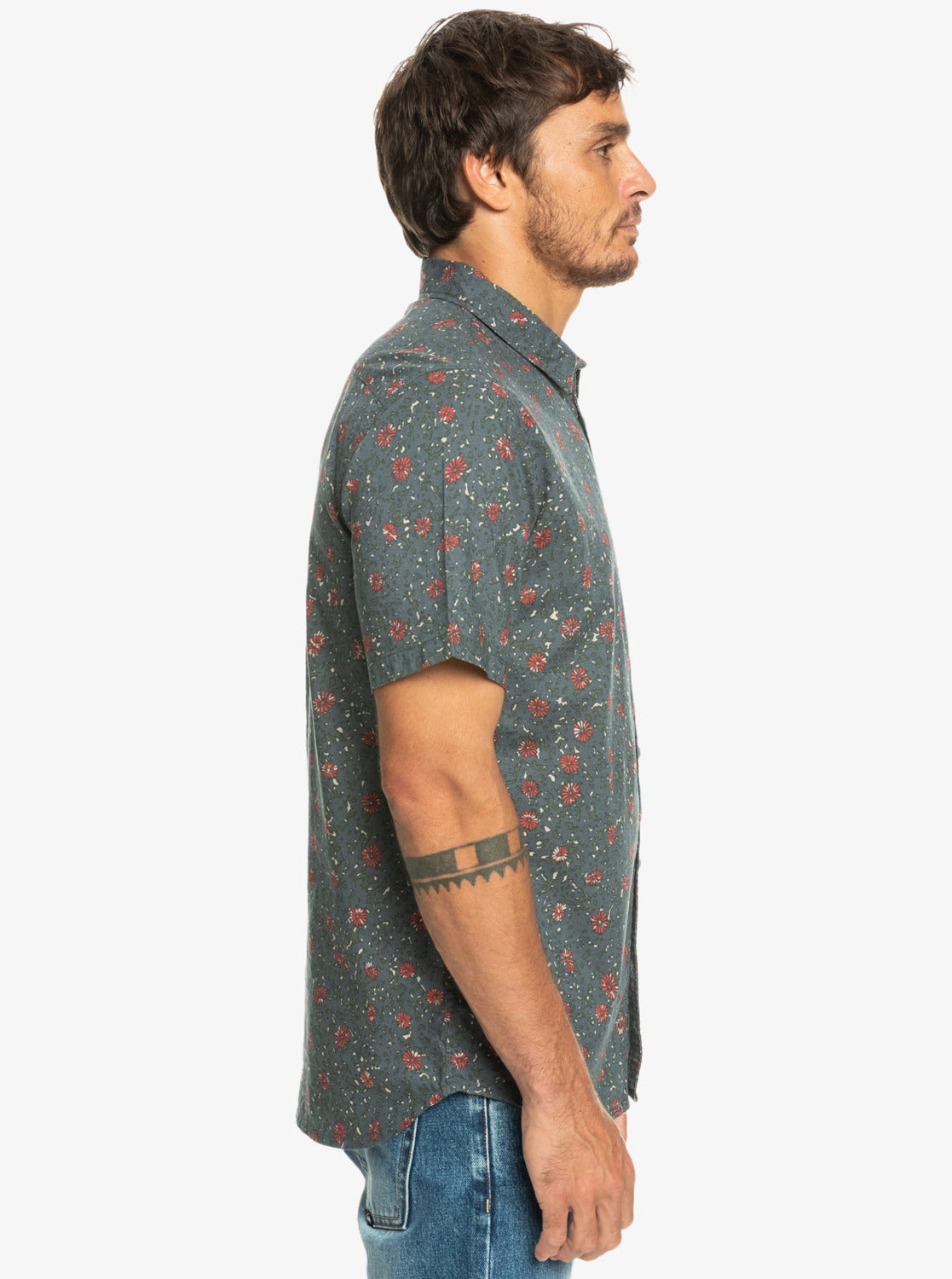  Quiksilver Mellow Fuzz Button Up Shirt