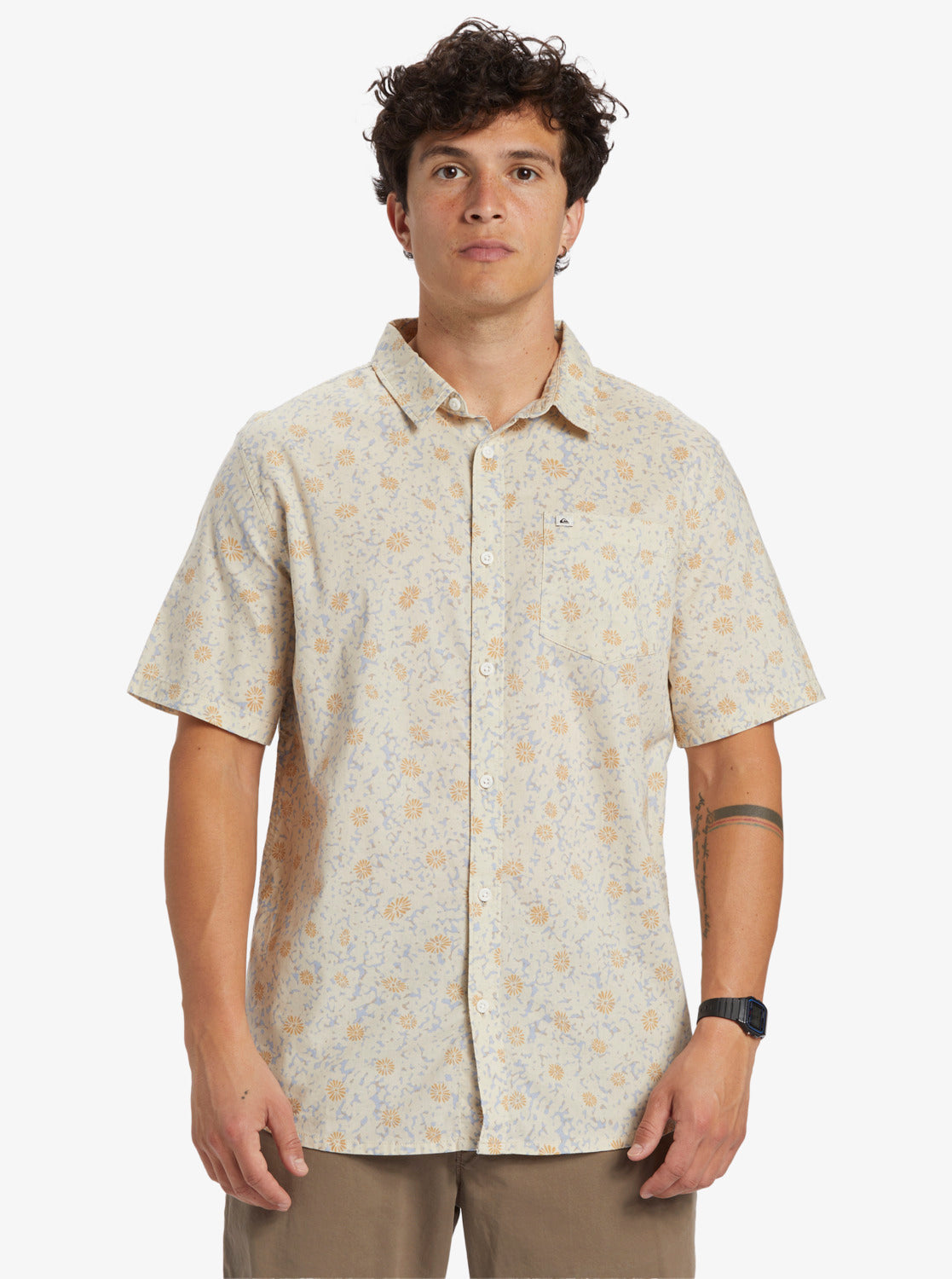  Quiksilver Mellow Fuzz Button Up Shirt