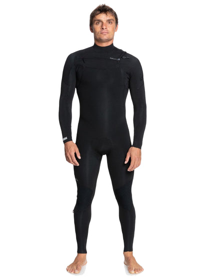  QUIKSILVER 3/2 EVERYDAY SESSIONS FRONT ZIP WETSUIT BLACK