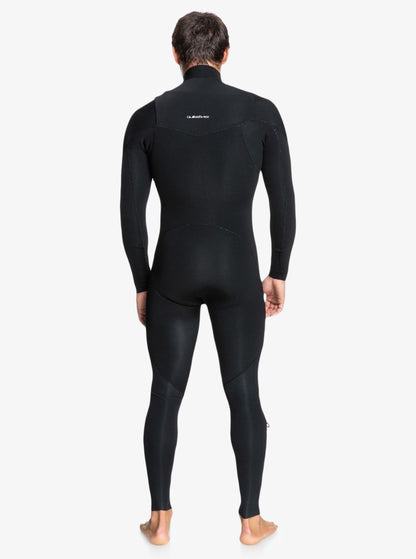  QUIKSILVER 3/2 EVERYDAY SESSIONS FRONT ZIP WETSUIT BLACK