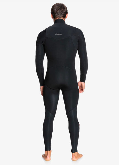  QUIKSILVER 4/3 EVERYDAY SESSIONS CHEST ZIP LFS WETSUIT BLACK