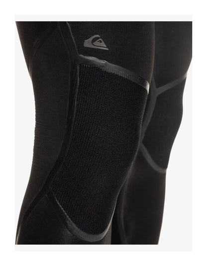  QUIKSILVER 4/3 MARATHON SESSION CHEST ZIP WETSUIT BLACK