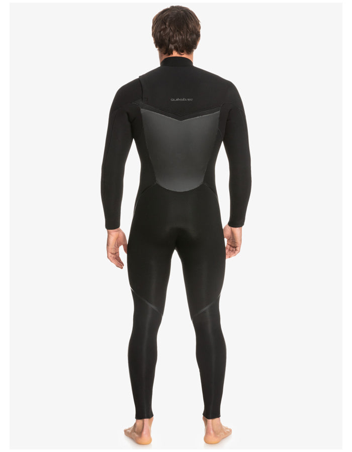  QUIKSILVER 4/3 MARATHON SESSION CHEST ZIP WETSUIT BLACK