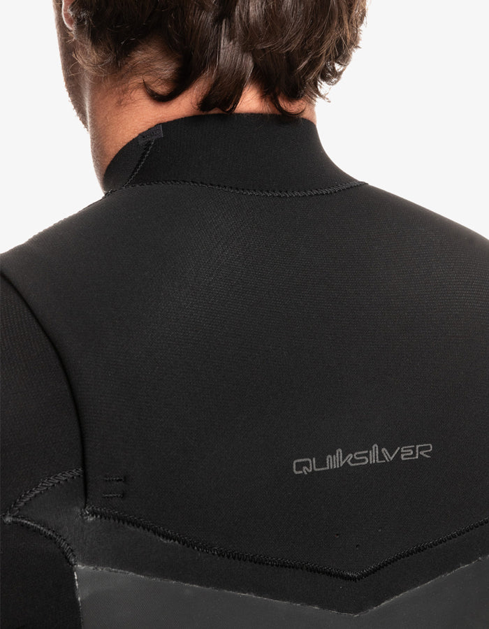  QUIKSILVER 4/3 MARATHON SESSION CHEST ZIP WETSUIT BLACK