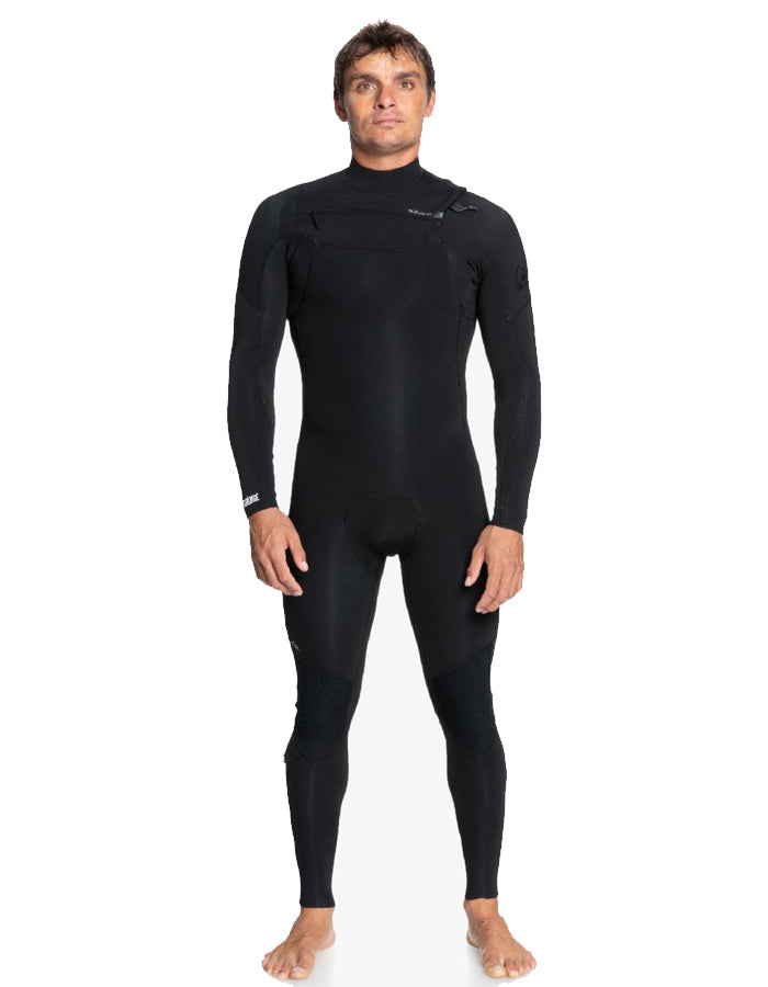  QUIKSILVER 4/3 EVERYDAY SESSIONS CHEST ZIP WETSUIT BLACK 2023