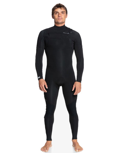  QUIKSILVER 5/4/3 EVERYDAY SESSIONS CHEST ZIP WETSUIT BLACK