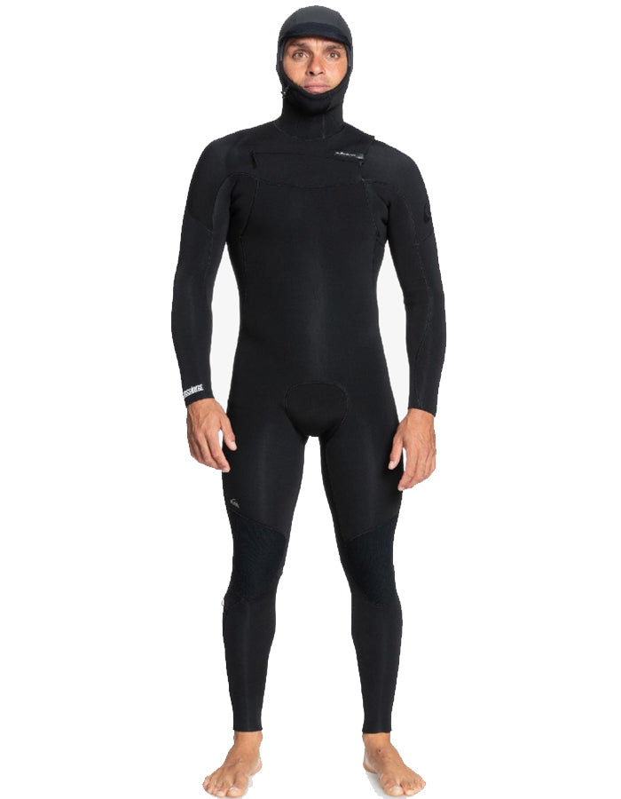  QUIKSILVER 5/4/3 EVERYDAY SESSIONS HOODED CHEST ZIPWETSUIT BLACK