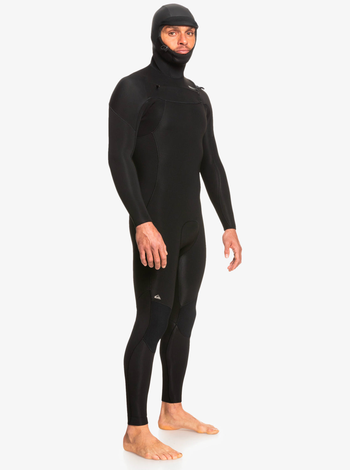  QUIKSILVER 5/4/3 EVERYDAY SESSIONS HOODED CHEST ZIP WETSUIT BLACK