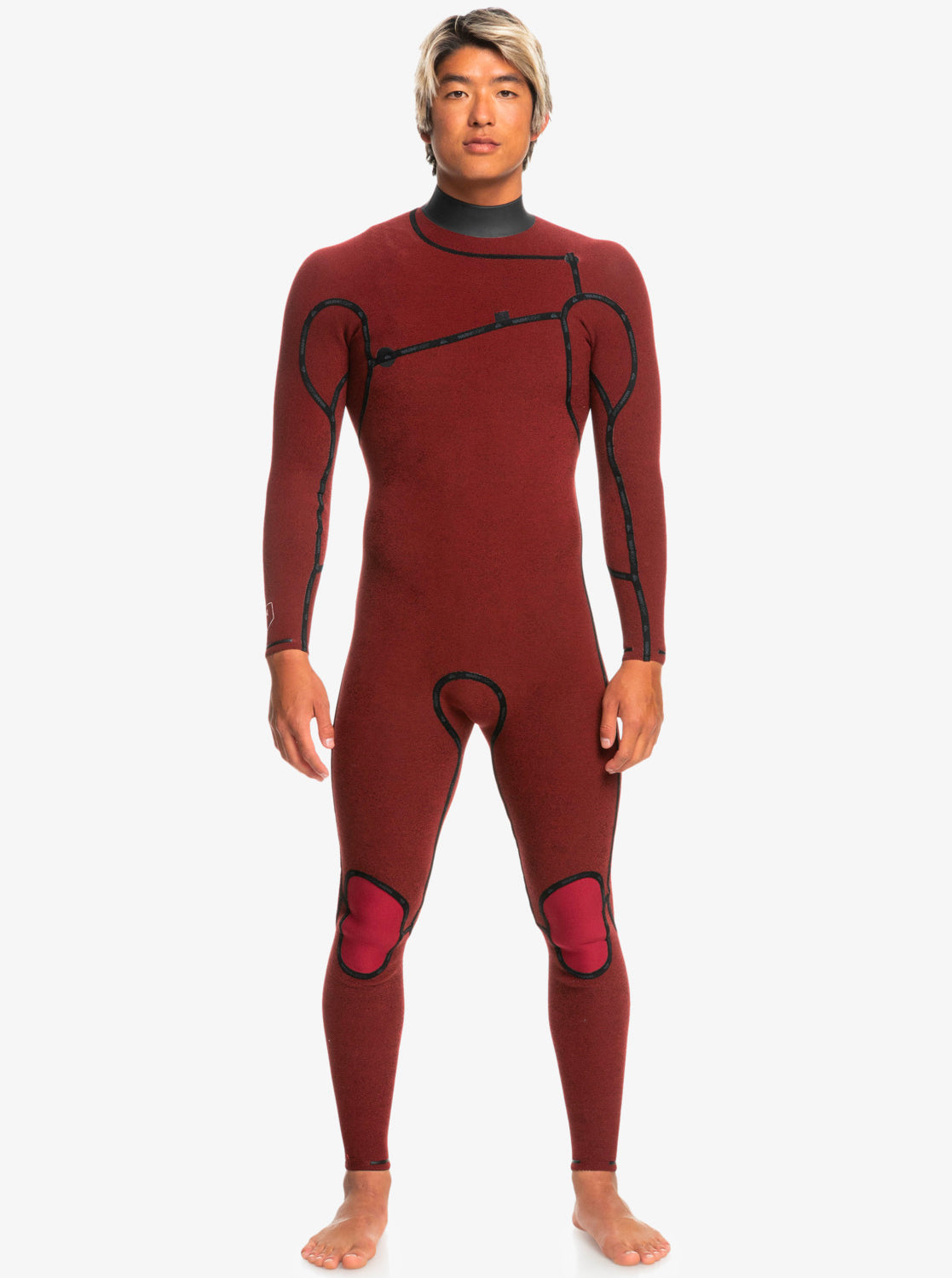  QUIKSILVER 5/4/3 HIGHLINE CHEST ZIP WETSUIT BLACK