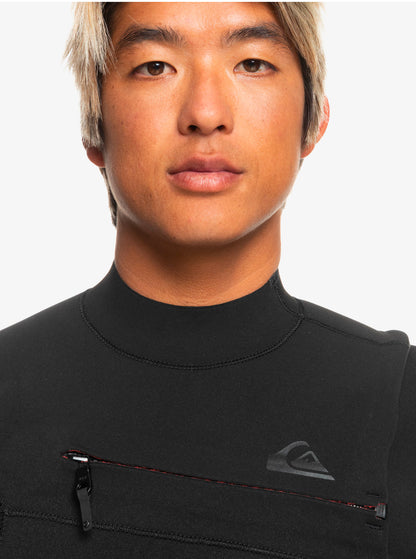  QUIKSILVER 5/4/3 HIGHLINE CHEST ZIP WETSUIT BLACK