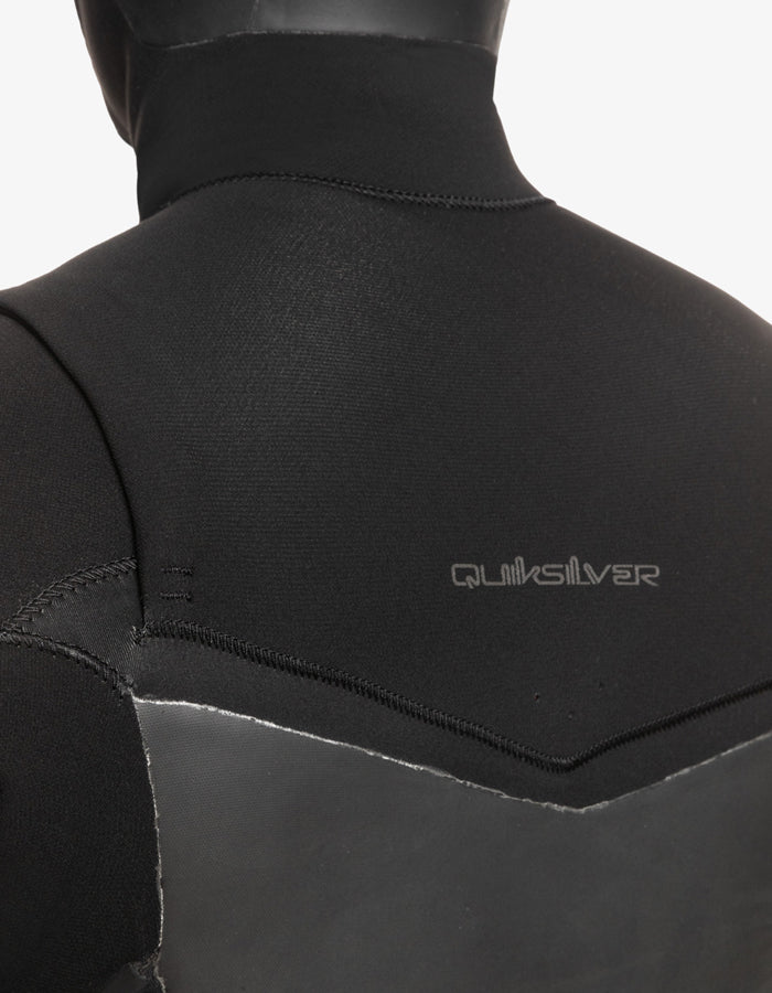  QUIKSILVER 5/4/3 MARATHON SESSION HOODED CHEST ZIP WETSUIT BLACK