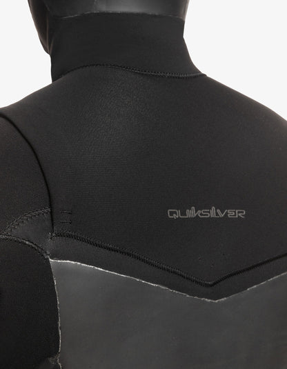  QUIKSILVER 5/4/3 MARATHON SESSION HOODED CHEST ZIP WETSUIT BLACK