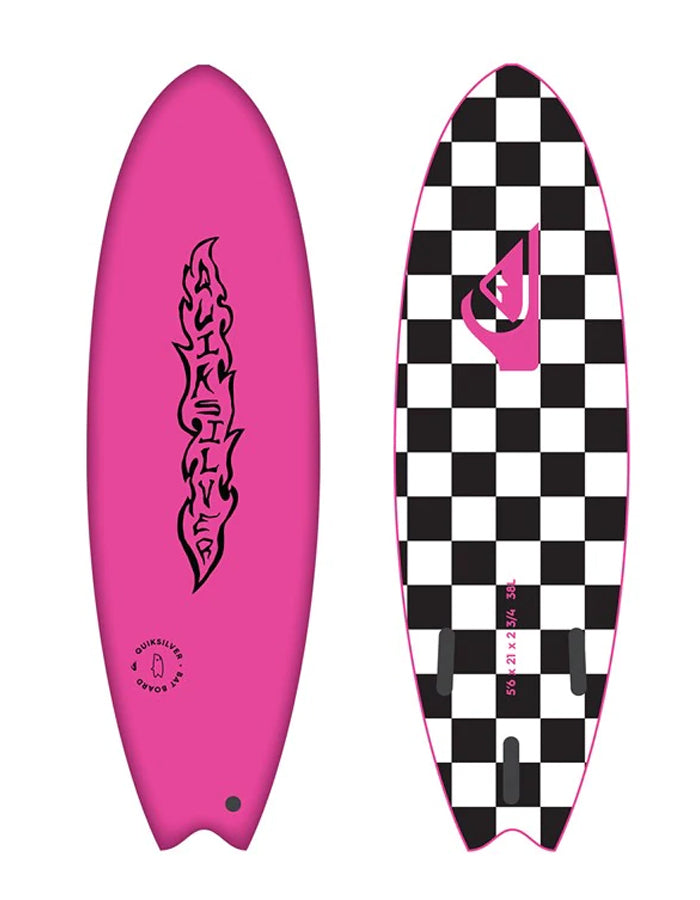  QUIKSILVER 5’6" SOFTBOARD SOFT BAT PINK
