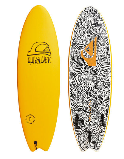  QUIKSILVER 5’6" SOFTBOARD SOFT BAT PUMPKIN