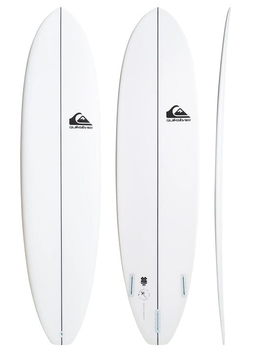  QUIKSILVER 8'0" THE BREAK FUNBOARD WHITE