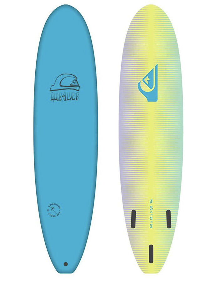  QUIKSILVER SOFTBOARD SOFT BREAK 8’0" BLUE