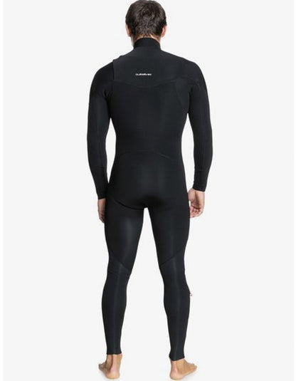  QUIKSILVER 3/2 EVERYDAY SESSIONS FRONT ZIP WETSUIT BLACK