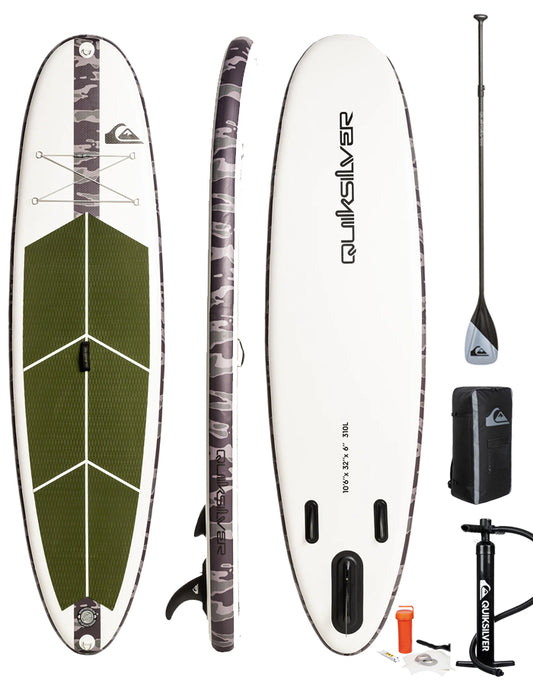  QUIKSILVER ISUP THOR 10'6" INFLATABLE GREEN