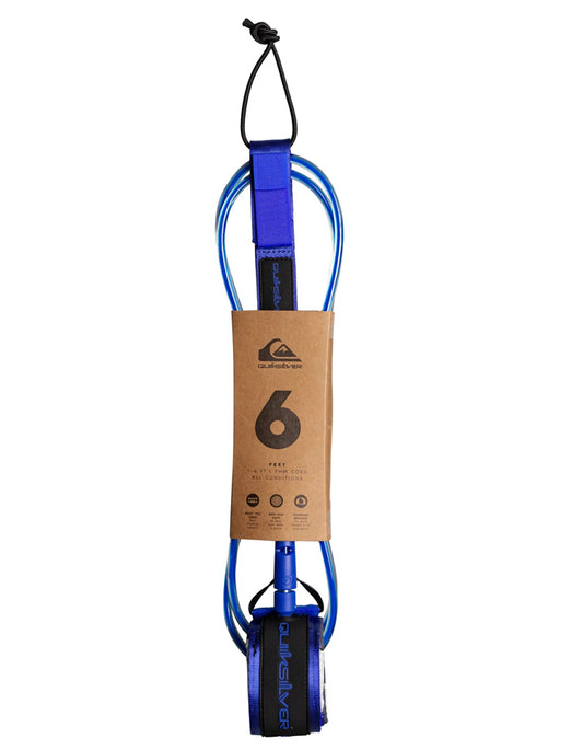  QUIKSILVER LEASH THE QS 6" BLUE JEWEL