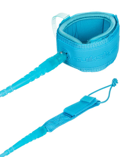  QUIKSILVER LEASH 6" BLUE TOPAZ