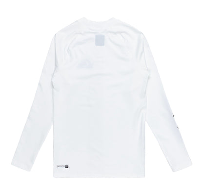  QUIKSILVER EVERYDAY LONG SLEEVE UPF50 BOYS 8-16 WHITE