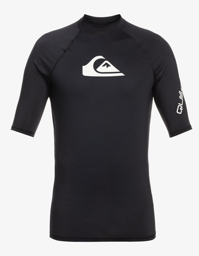  QUIKSILVER LYCRA SURF ALL TIME MANICA CORTA UPF50 BLACK