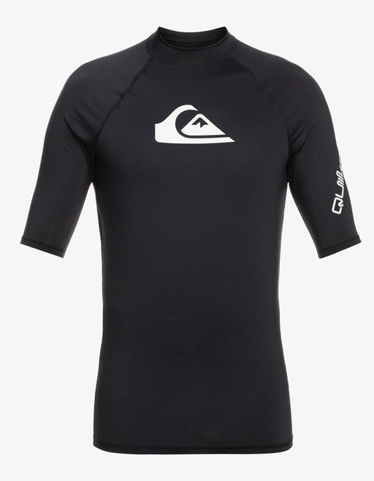  QUIKSILVER LYCRA SURF ALL TIME MANICA CORTA UPF50 BLACK
