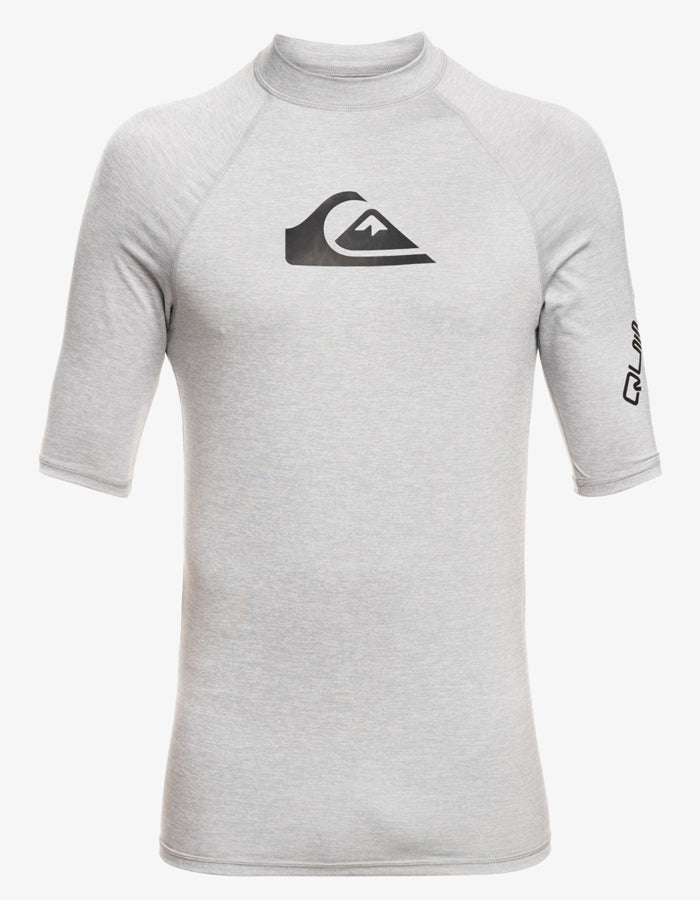  QUIKSILVER LYCRA SURF ALL TIME MANICA CORTA UPF50 SLEET HEATHER