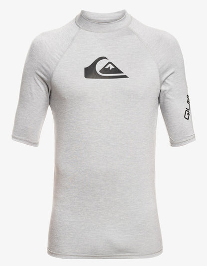  QUIKSILVER LYCRA SURF ALL TIME MANICA CORTA UPF50 SLEET HEATHER