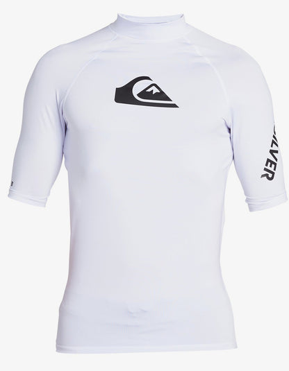 QUIKSILVER LYCRA SURF ALL TIME MANICA CORTA UPF50 2020 WHITE