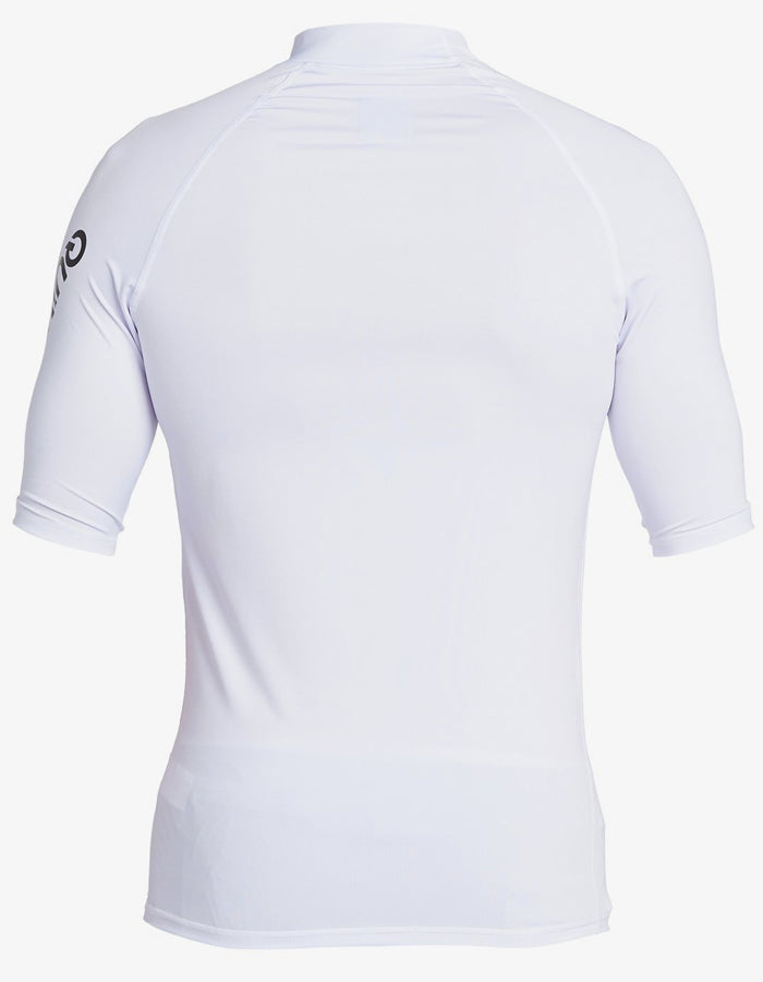  QUIKSILVER LYCRA SURF ALL TIME MANICA CORTA UPF50 2020 WHITE