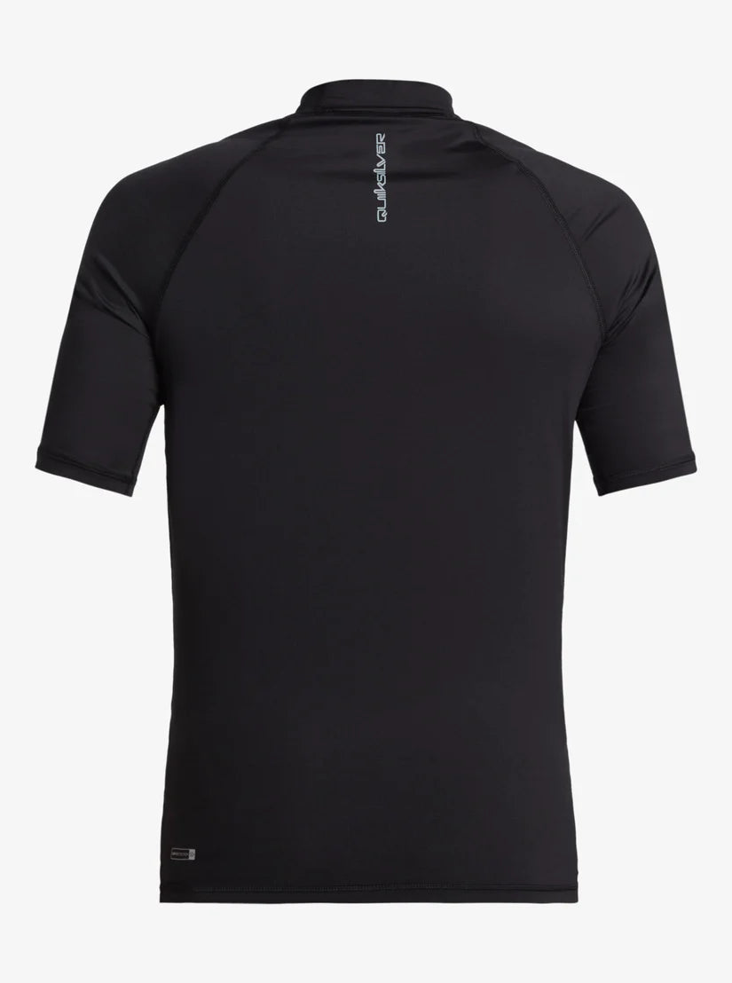  QUIKSILVER SURF SHORT SLEEVE TEE EVERYDAY UPF50 BLACK